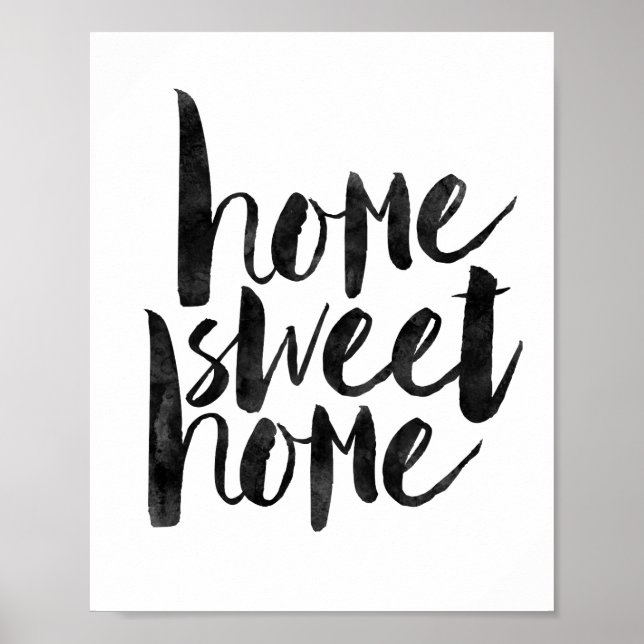 Poster Home Sweet Home (Devant)