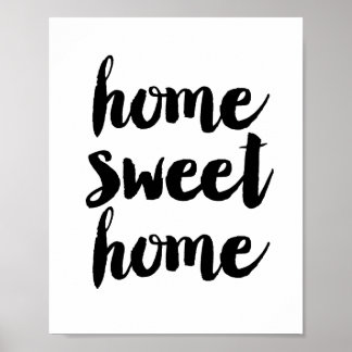Poster Home Sweet Home