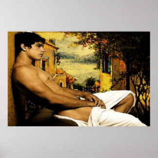 Poster homme,