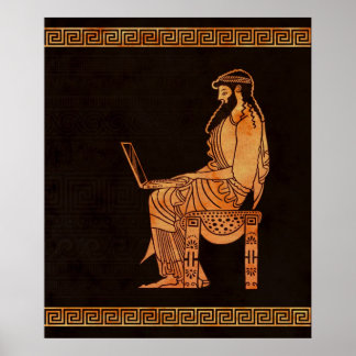 Poster Homme d'affaires grec ancien