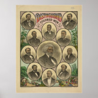 Hommes de couleurs distingués Frederick Douglass