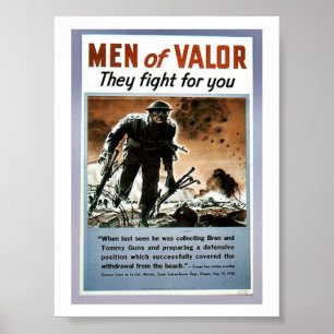 Poster Hommes De Valeur