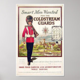 Poster Hommes intelligents britanniques vintages Recherch
