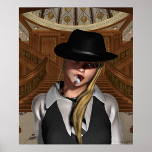 Poster Hommes uniquement