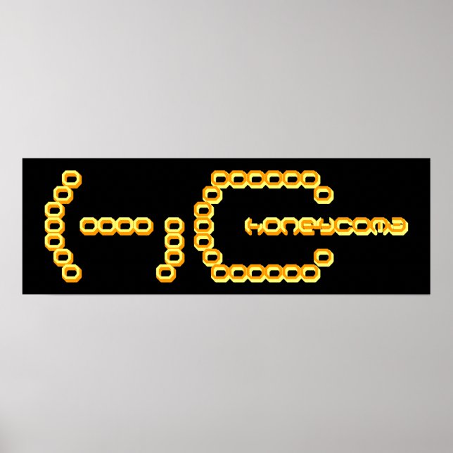 Poster honeycoma (Devant)