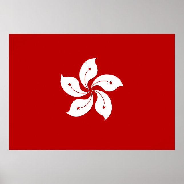Poster Hong Kong Flag (Devant)