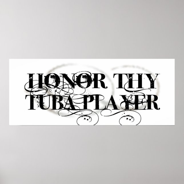 Poster Honor Thy Tuba Player (Devant)