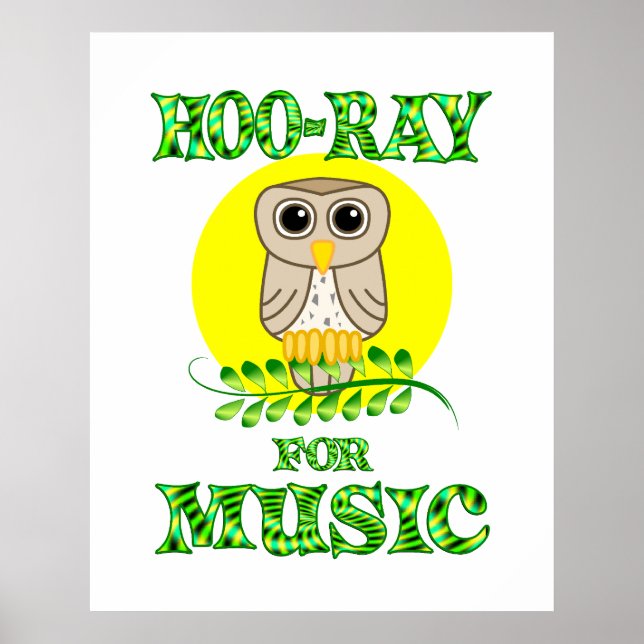 Poster Hoo-Ray pour la musique (Devant)