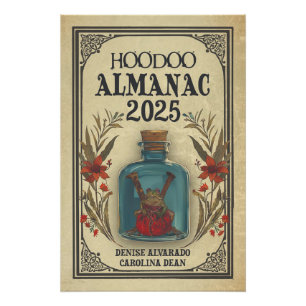 Poster Hoodoo Almanac 2025 Couverture Art Glossy