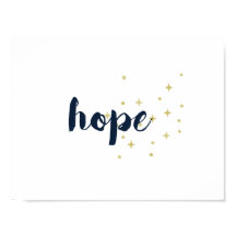 Poster Hope - Blanc