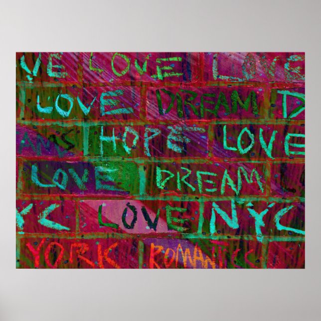 Poster Hope Love Dream (Devant)