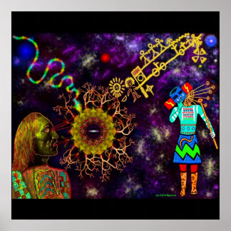 Poster Hopi Blue Star