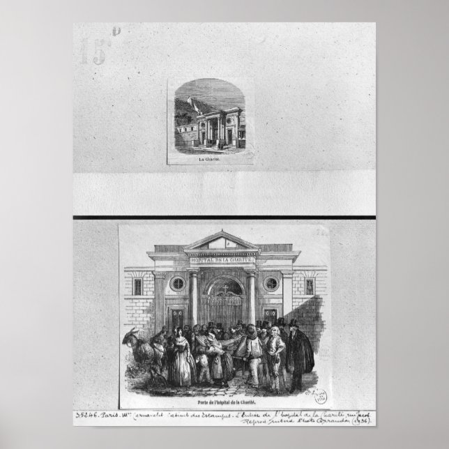Poster Hôpital de la Charite (Devant)