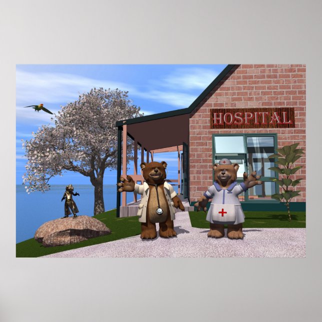 Poster Hôpital pour enfants (Devant)