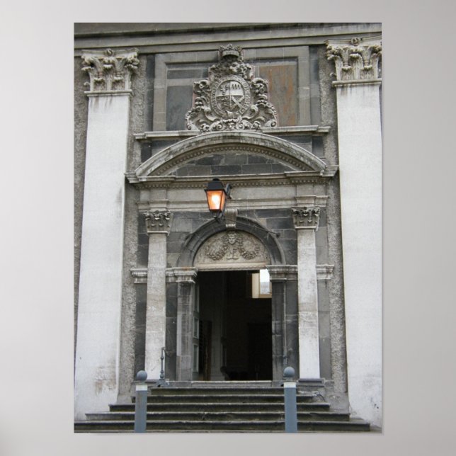 Poster Hôpital Royal Kilmainham, porte antique (Devant)