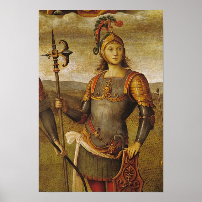 Poster Horatius Coclès, de la Sala dell'Udienza (Devant)