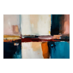 Poster Horizon Fragmenté