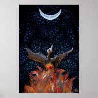Hors des flammes : Phoenix Rising Print-Poster