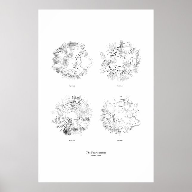 Poster Hors du personnel : Les Four Seasons (séparés, noi (Devant)