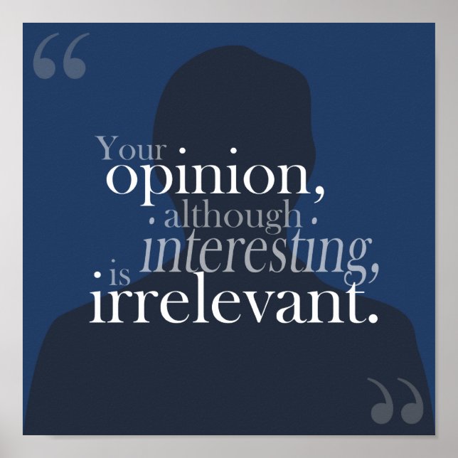 Poster hors sujet (Devant)