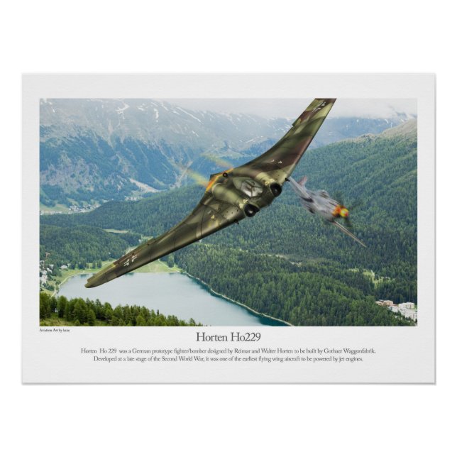 Poster Horten Ho229 (Devant)
