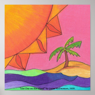 Poster "Hot Day on the Island"