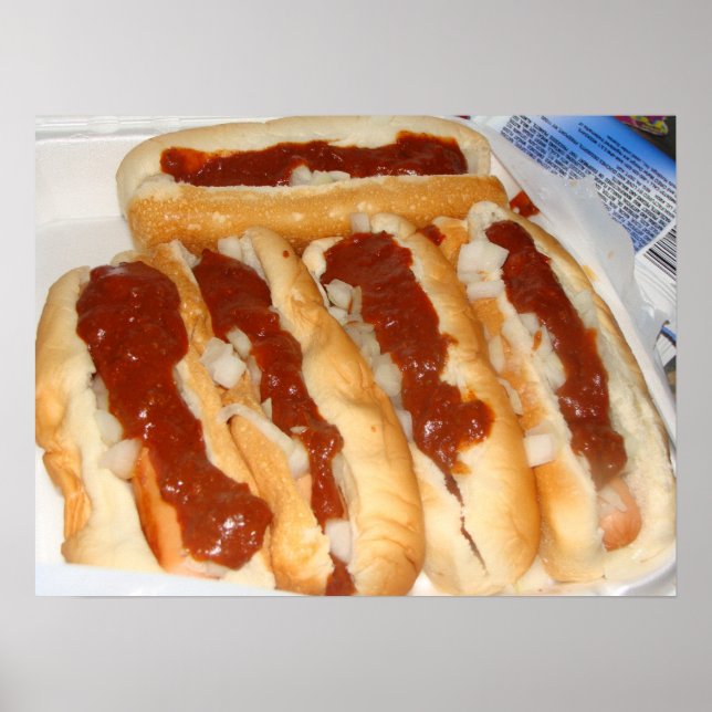 Poster hot dogs jibjab (Devant)