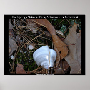 Poster Hot Springs National Park, Arkansas - Ice Ornament