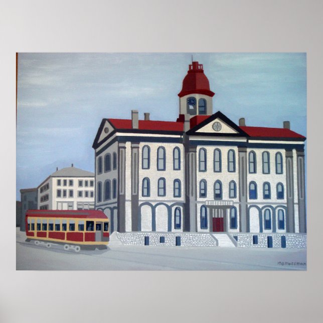 Poster Hôtel de ville d'Alton (Devant)