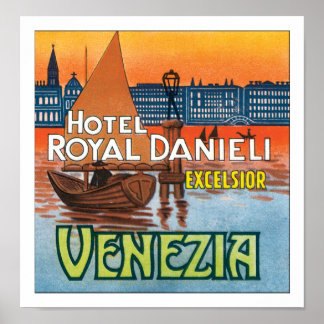 Poster Hotel Royal Danieli Venezia sans frontière