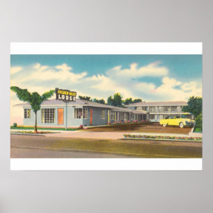 Poster Hôtel Vintage, Motel Golden West Lodge