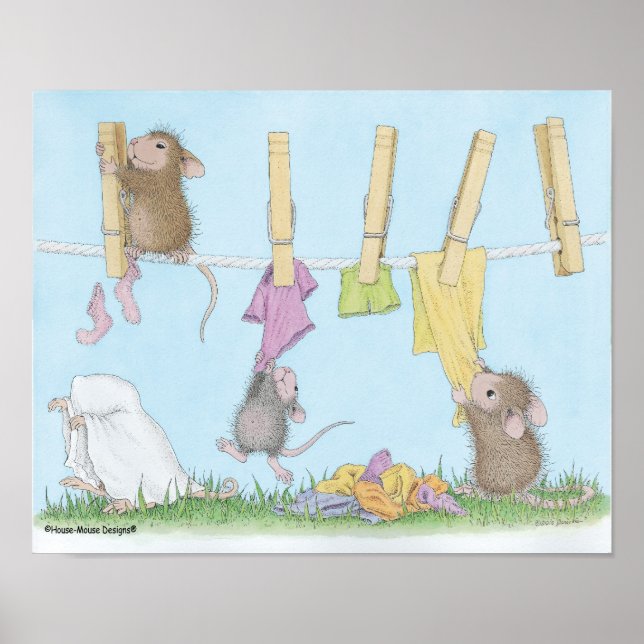 Poster House-Mouse Designs® - Wall Art (Devant)
