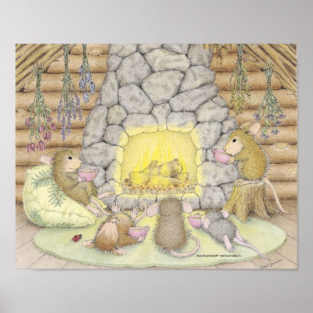 Poster House-Mouse Designs® - Wall Art (Devant)