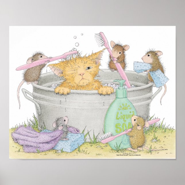 Poster House-Mouse Designs® - Wall Art (Devant)