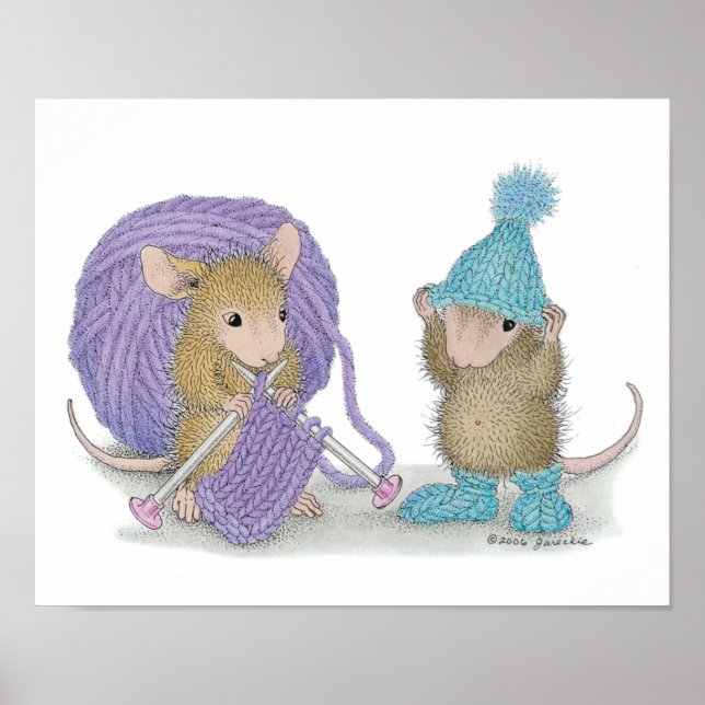 Poster House-Mouse Designs® - Wall Art (Devant)
