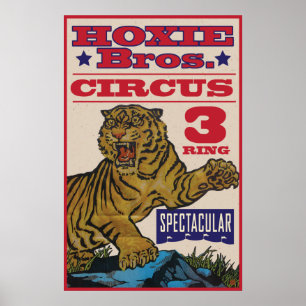 Poster Hoxie Bros. Cirque