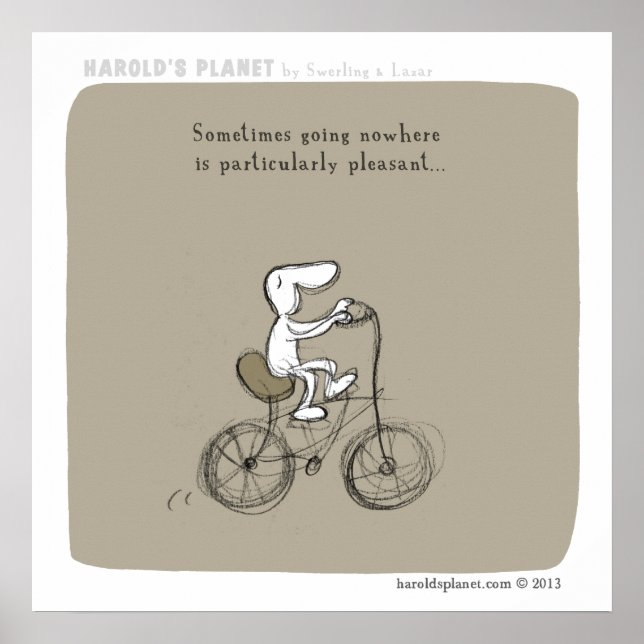 Poster HP5038 "harold's Planet" "Aller nulle part" (Devant)
