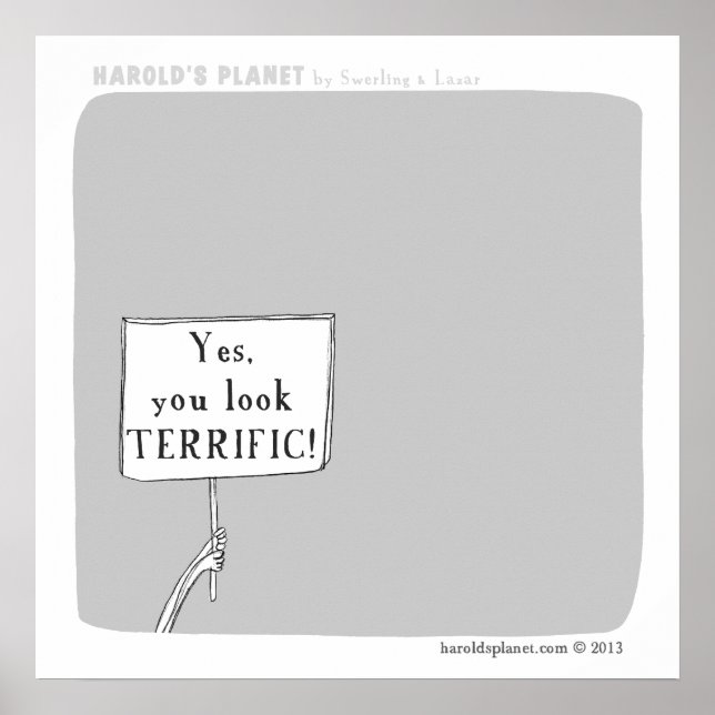 Poster HP5043 "planète de harold" formidable (Devant)