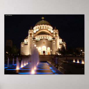 Poster Hram Svetog Enregistrer Beograd Srbija