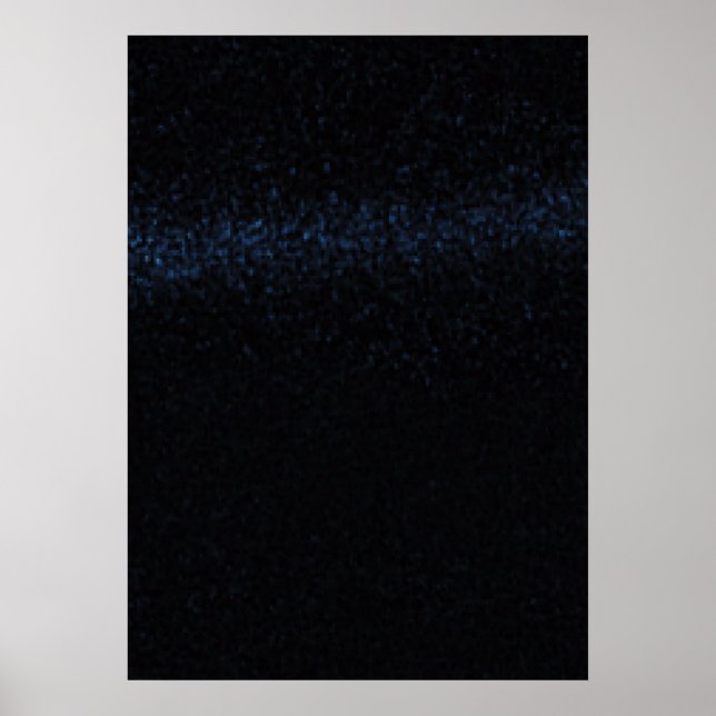 Poster Hubble WFC3 Image de P : 2010 A2 (Devant)