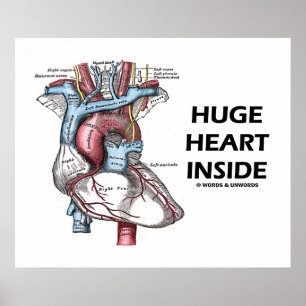 Poster Huge Heart Inside (Anatomical Heart)