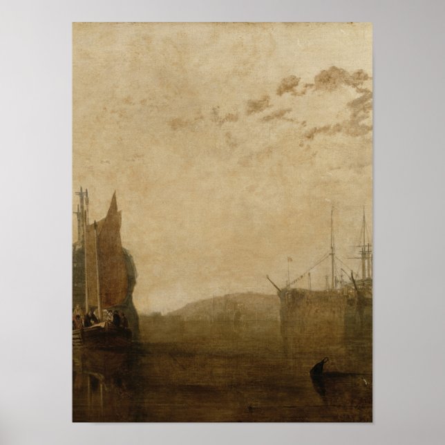 Poster Hulks on the Tamar, vers 1812 (Devant)