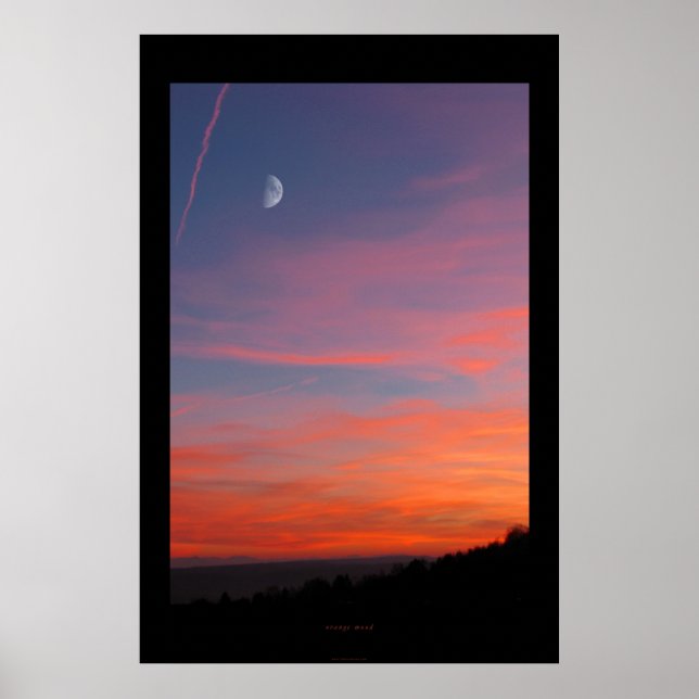 Poster humeur orange (Devant)