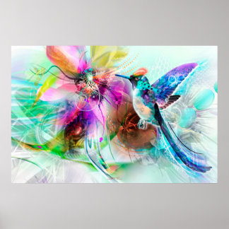 Poster Hummingbird