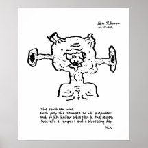 Poster humoristique bien lu Freak 12-10-22