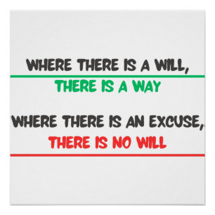 Poster Humorous message but so real : Where there is a wi