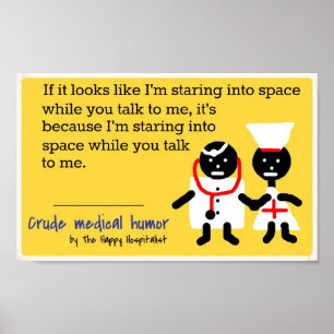 Poster Humour Médicale