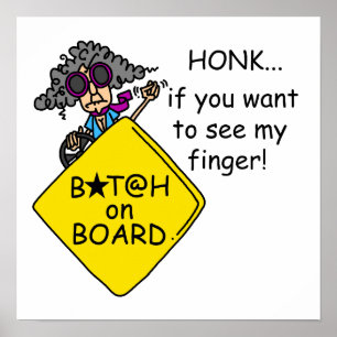 Poster Humour Road Rage