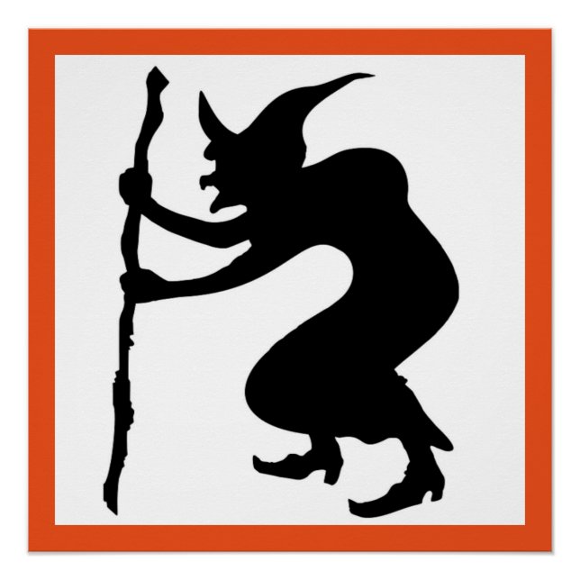 POSTER HUNCHBACK HALLOWEEN WITCH (Devant)