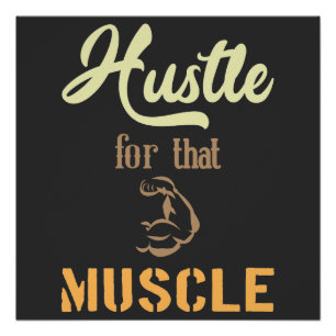 Poster Hustère pour ce symbole musculaire